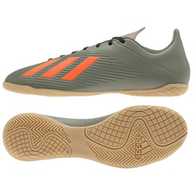 Adidas X 19.4 In M EF8373 futballcipő szürke