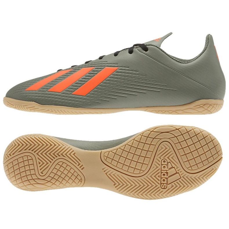 Adidas X 19.4 In M EF8373 futballcipő szürke