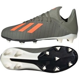 Adidas X 19.3 Fg Jr EF8374 futballcipő szürke szürke