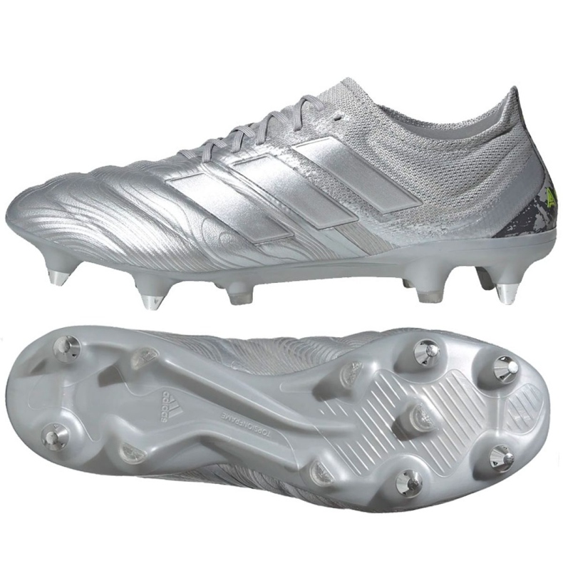 Adidas Copa 20.1 Sg M EF8325 futballcipő szürke ezüst