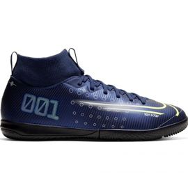 Nike Mercurial Superfly 7 Academy Mds Ic Jr BQ5529 401 futballcipő sötétkék kék Nike Mercurial Superfly 7 Academy Mds Ic Jr BQ5529 401 futballcipő sötétkék kék