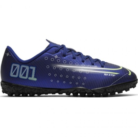Nike Mercurial Vapor 13 Academy Mds Tf Jr CJ1178 401 futballcipő sötétkék kék és sötétkék