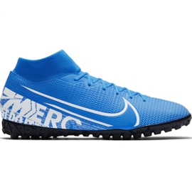 Nike Mercurial Superfly 7 Academy M Tf AT7978 414 futballcipő sokszínű kék