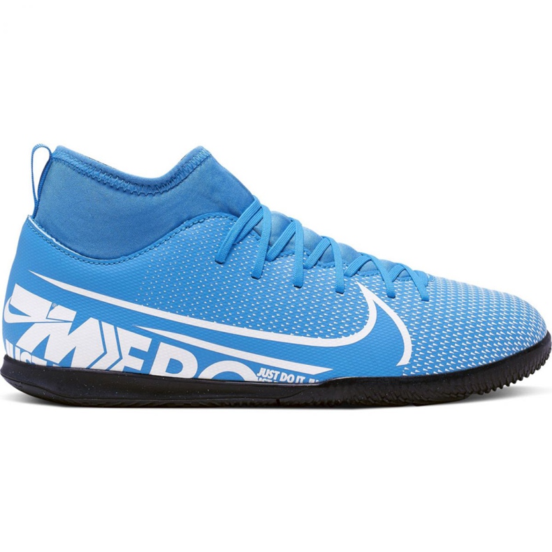 Nike Mercurial Superfly 7 Club Ic Jr AT8153 414 futballcipő sokszínű kék Nike Mercurial Superfly 7 Club Ic Jr AT8153 414 futballcipő sokszínű kék