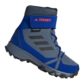 Adidas Terrex Snow Cf Cp Cw Jr G26579 cipő kék sokszínű Adidas Terrex Snow Cf Cp Cw Jr G26579 cipő kék sokszínű