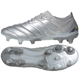 Adidas Copa 20.1 Fg M EF8316 futballcipő piros ezüst