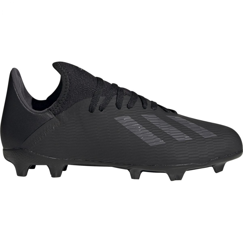 Az adidas X 19.3 Fg Jr F35364 futballcipő fekete fekete