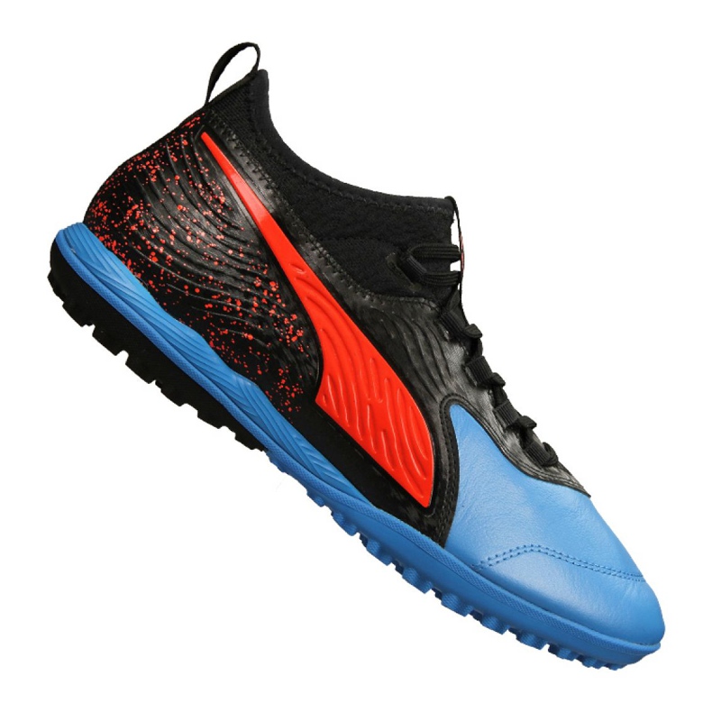 Puma One 19.3 Lth Tt Tr M 105489-01 futballcipő sokszínű fekete