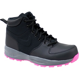 Nike Manoa Lth Gs W 859412-006 cipő fekete