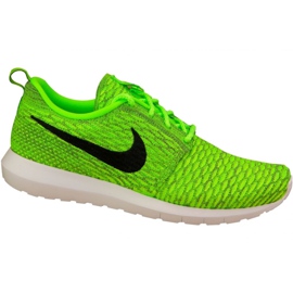 Nike Roshe Nm Flyknit M 677243-700 cipő zöld