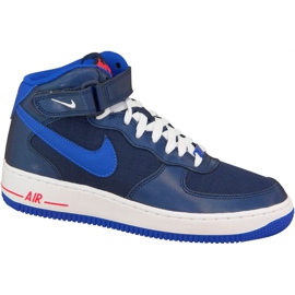 Nike Air Force 1 Mid Gs W 314195-412 cipő sötétkék Nike Air Force 1 Mid Gs W 314195-412 cipő sötétkék