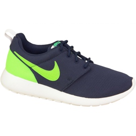 Nike Roshe One Gs W 599728-413 cipő sötétkék zöld