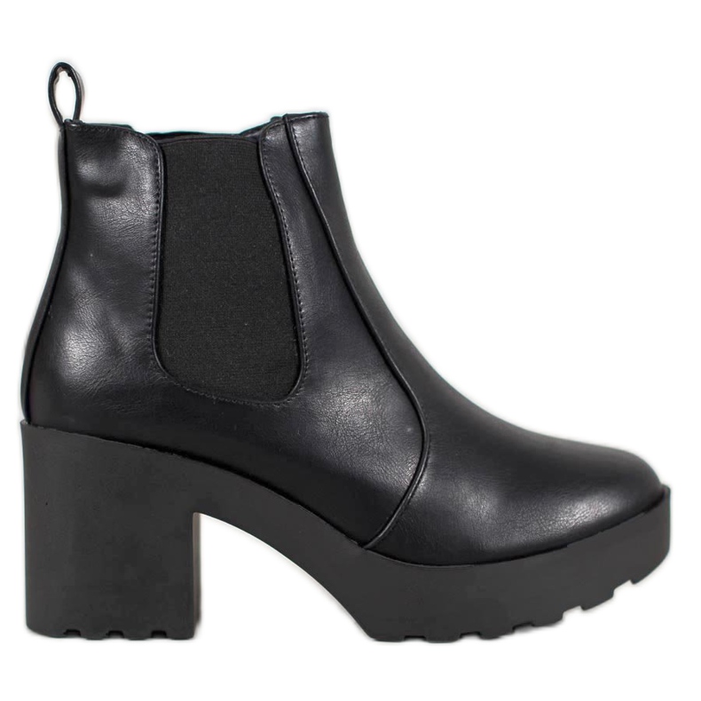 Weide Divatos Chelsea csizma fekete