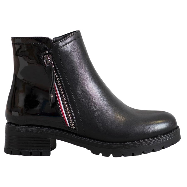 SHELOVET Díszes zárral rendelkező dolgozók fekete