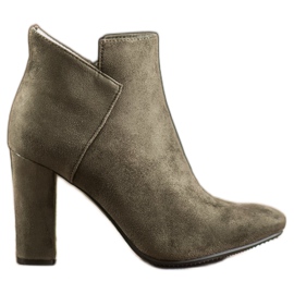 Szexi VINCEZA velúr csizma zöld Szexi VINCEZA velúr csizma zöld