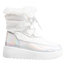 Bella Paris Divatos hócsizma fehér Bella Paris Divatos hócsizma fehér