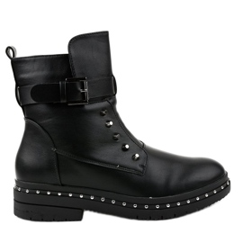 Fekete lapos szigetelt csizma 1946-9