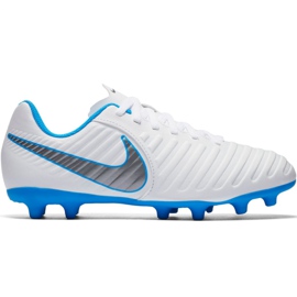 Nike Tiempo Legend 7 Club Fg Jr AH7255 107 futballcipő sokszínű fehér