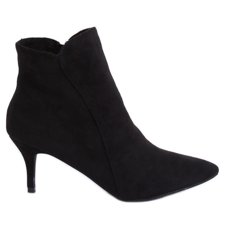 Fekete csizma alacsony sarkú K1906806 néger