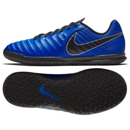 Nike Tiempo Legend 7 Club Ic Jr AH7260 400 futballcipő sötétkék kék Nike Tiempo Legend 7 Club Ic Jr AH7260 400 futballcipő sötétkék kék
