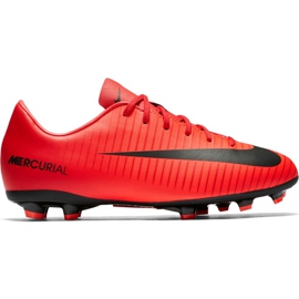 Nike Mercurial Victory Vi Fg Jr 831945 616 cipő narancssárga piros Nike Mercurial Victory Vi Fg Jr 831945 616 cipő narancssárga piros