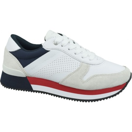 Tommy Hilfiger Active City Sneaker W FW0FW04304 020 cipő fehér piros sötétkék
