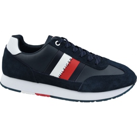 Tommy Hilfiger vállalati bőr zászlófutó M FM0FM02380 403 sötétkék