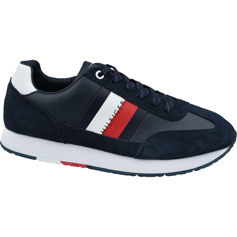 Tommy Hilfiger vállalati bőr zászlófutó M FM0FM02380 403 sötétkék