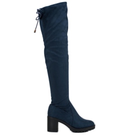 Small Swan Velúr muskétások egy oszlopon kék