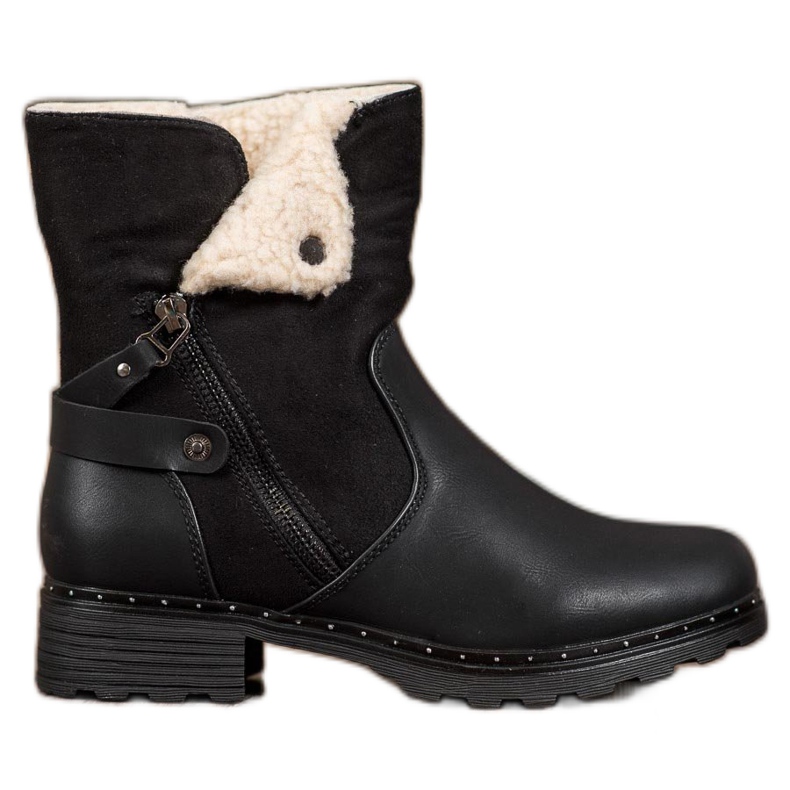 SHELOVET Összecsukható cipővel dolgozók fekete