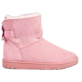 Haver Kényelmes Mukluki rózsaszín