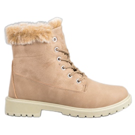 SHELOVET Kényelmes csapdázók barna SHELOVET Kényelmes csapdázók barna