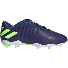 Adidas Nemeziz Messi 19.3 Fg Jr EF1814 futballcipő sárga ibolya