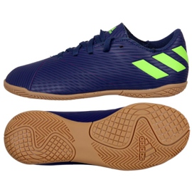 Adidas Nemeziz Messi 19.4 Jr EF1817 futballcipőben sokszínű sötétkék Adidas Nemeziz Messi 19.4 Jr EF1817 futballcipőben sokszínű sötétkék