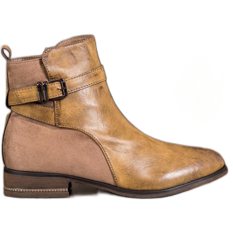 Super Mode Cipő cirkóniával barna Super Mode Cipő cirkóniával barna