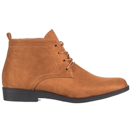 Goodin Kényelmes velúr csizma barna