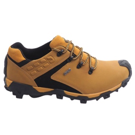 Trekking Boots Bőr Nat HLD923 Camel sokszínű sárga