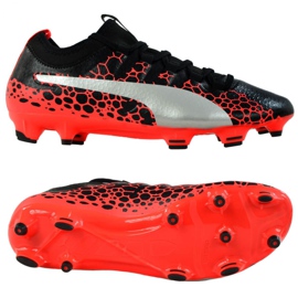 Puma Evopower Vigor 3 Graphic Fg M 104198 01 futballcipő fekete fekete Puma Evopower Vigor 3 Graphic Fg M 104198 01 futballcipő fekete fekete