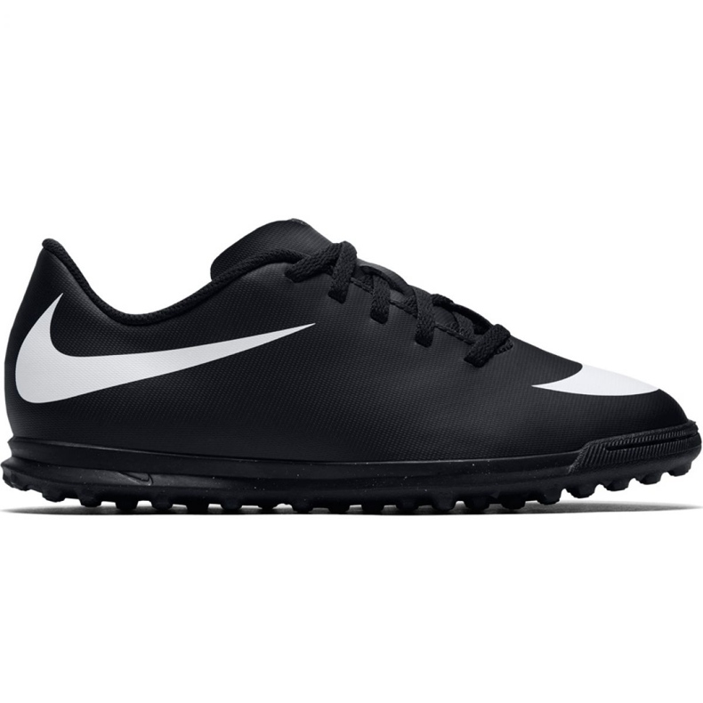 Nike Bravatax Ii Tf Jr 844440-001 futballcipő fekete fekete