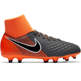 Nike Magista Obra 2 Academy Df Fg Jr AH7313-080 futballcipő fekete fekete