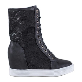 Seastar Áttört csizma fekete Seastar Áttört csizma fekete