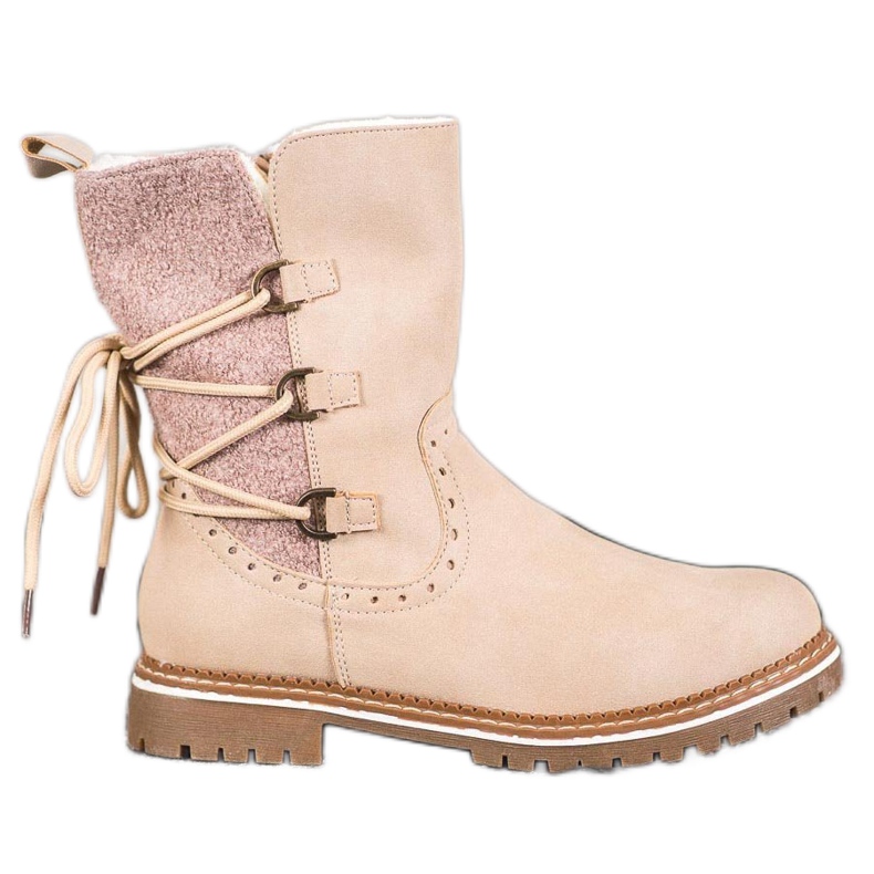 SDS Divatos munkások kötéssel barna