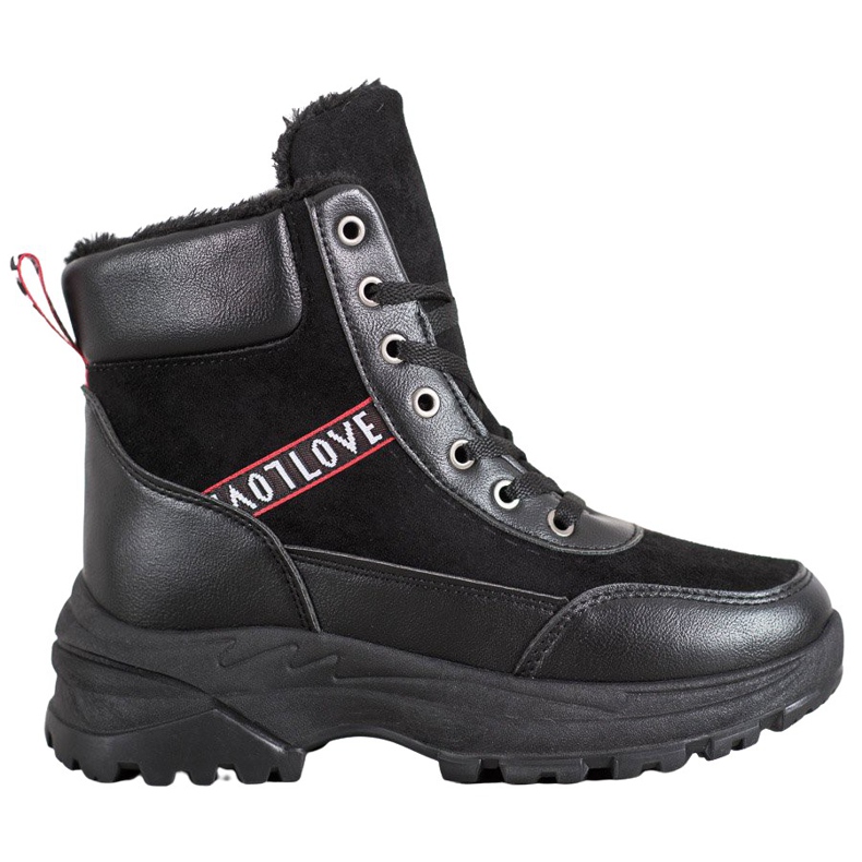 Haver Meleg cipők fekete