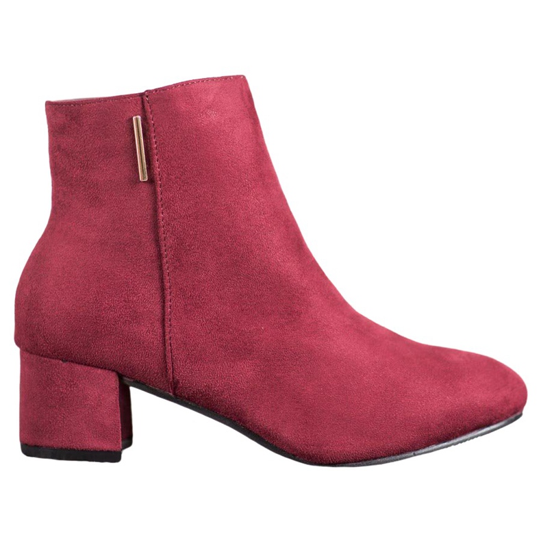 Evento Bordó velúr csizma piros sokszínű