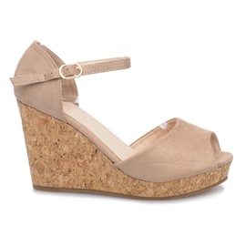 Bézs Camp ék szandál