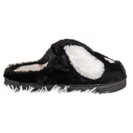 SHELOVET Kutya papucs fekete