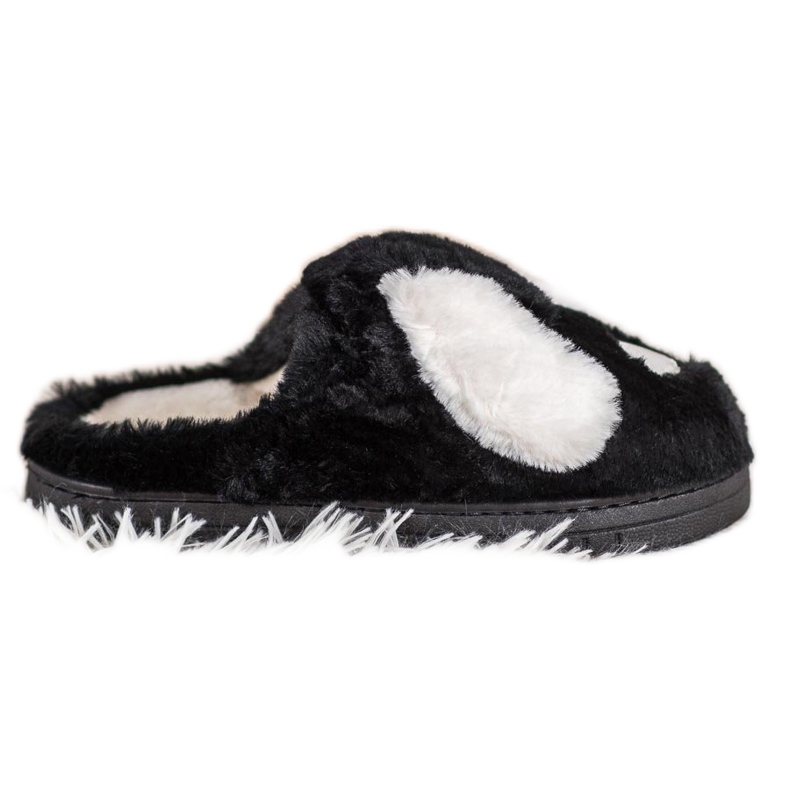 SHELOVET Kutya papucs fekete