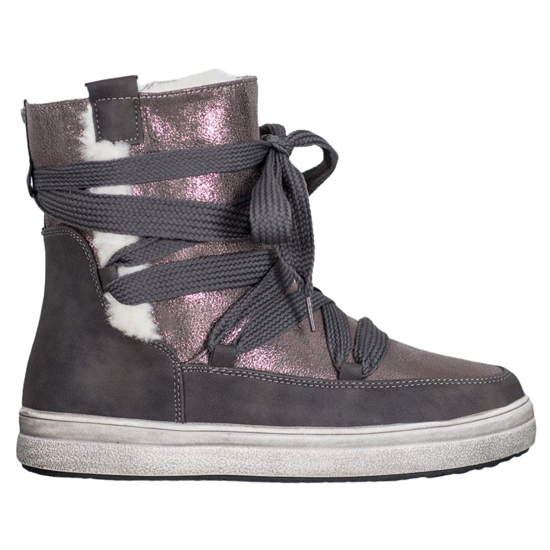 SDS Meleg hócsizma szürke