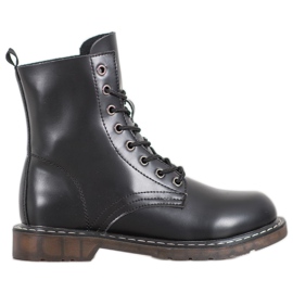 Kylie Stílusos csapdázók öko bőrrel fekete