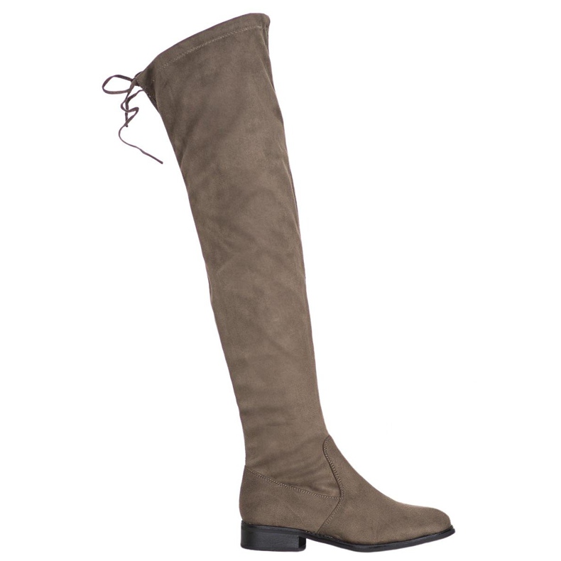 Seastar Térd feletti csizma lapos sarkon zöld Seastar Térd feletti csizma lapos sarkon zöld